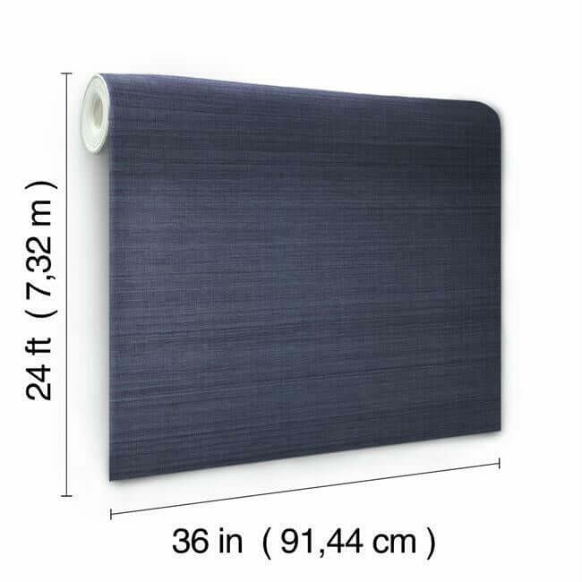 petite-sisal-wallpaper-dark-blue-york-wallcoverings-nz0729 - York Wallcoverings Wallpaper