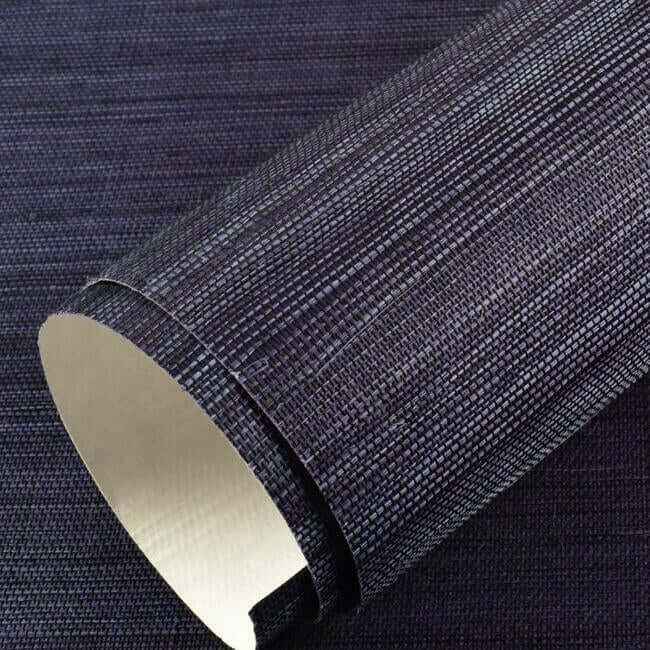 Petite Sisal Wallpaper Dark Blue - York Wallcoverings - NZ0729 - York Wallcoverings Wallpaper