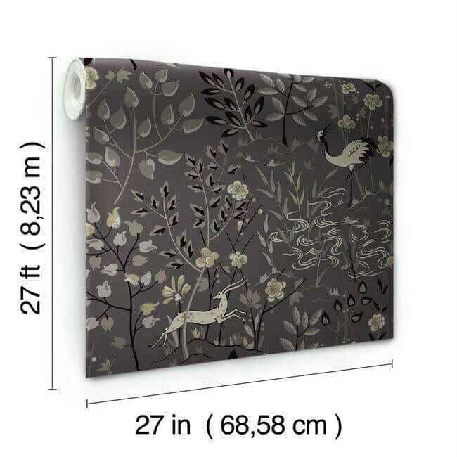 Aspen Grey Wallpaper - York Wallcoverings - LL4785 - York Wallcoverings Wallpaper