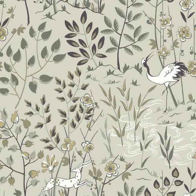Aspen Wallpaper Linen - York Wallcoverings - HO2127 - York Wallcoverings Wallpaper