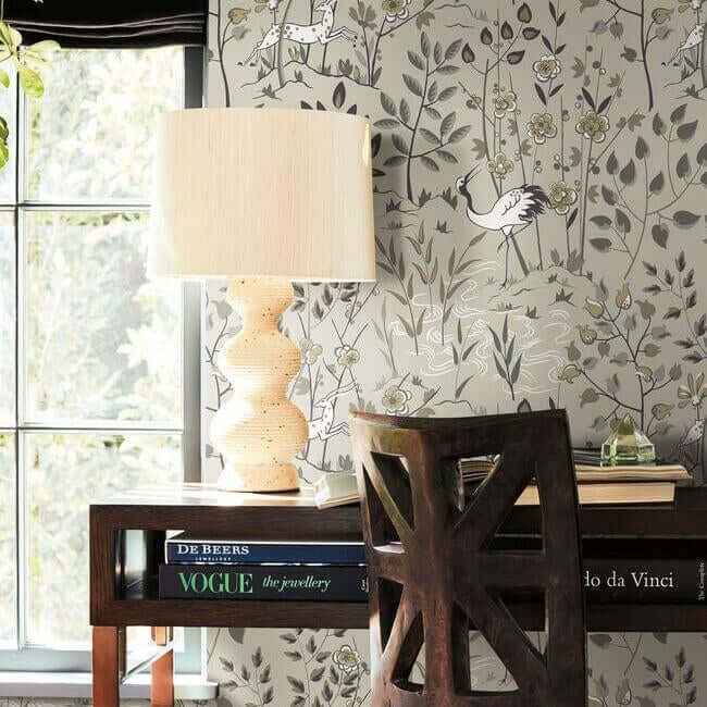 Aspen Wallpaper Linen - York Wallcoverings - HO2127 - York Wallcoverings Wallpaper