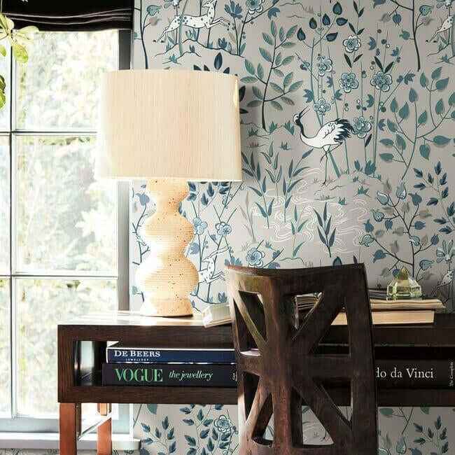 Aspen Grey Wallpaper - York Wallcoverings - HO2129 - York Wallcoverings Wallpaper