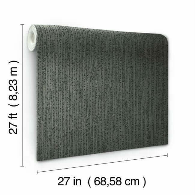 feather-fletch-black-wallpaper-york-wallcoverings-ho2139 - York Wallcoverings Wallpaper
