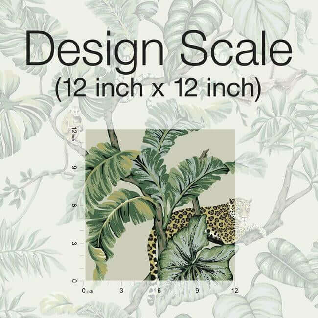 jungle-cat-beige-wallpaper-york-wallcoverings-ho2144 - York Wallpaper Wallpaper
