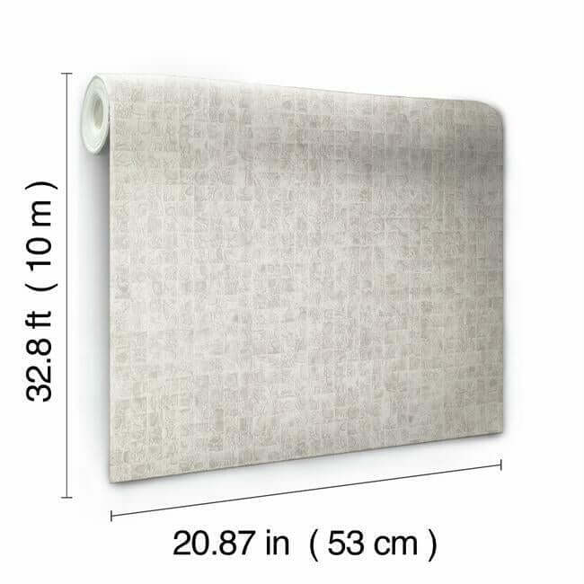 leather-lux-wallpaper-glacier-york-wallcoverings-ho2117 - York Wallcoverings Wallpaper