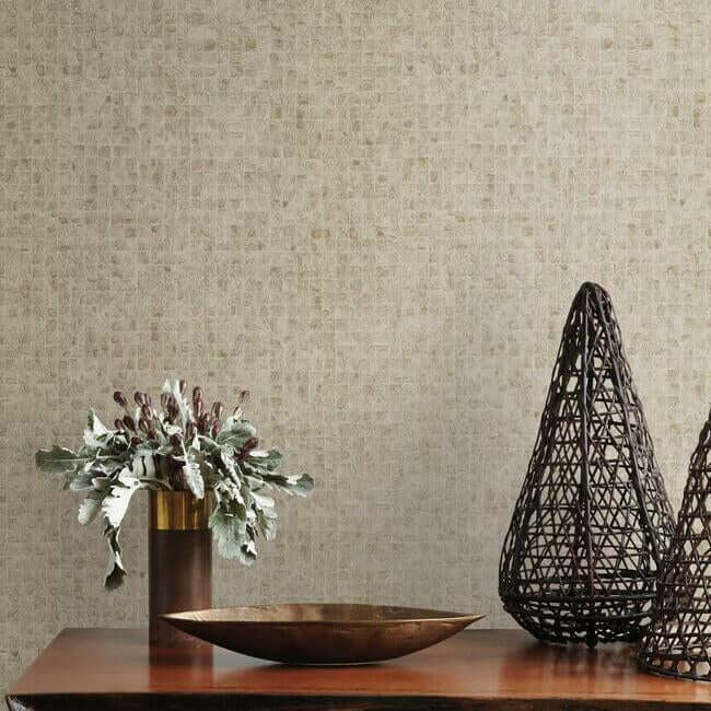 leather-lux-wallpaper-glint-york-wallcoverings-ho2118 - York Wallcoverings Wallpaper