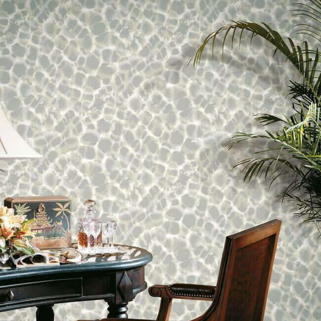leopard-rosettes-wallpaper-grey-york-wallcoverings-ho2163 - York Wallcoverings Wallpaper