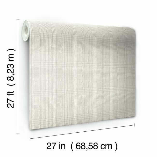 shirting-plaid-wallpaper-linen-york-wallcoverings-ho2169 - York Wallcoverings Wallpaper