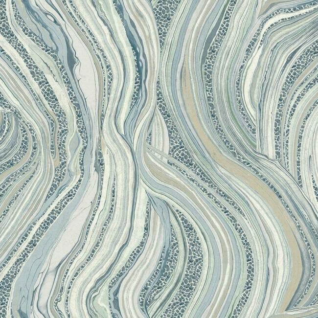 streaming-cheetah-blue-wallpaper-york-wallcoverings-ho2173 - York Wallpaper Wallpaper