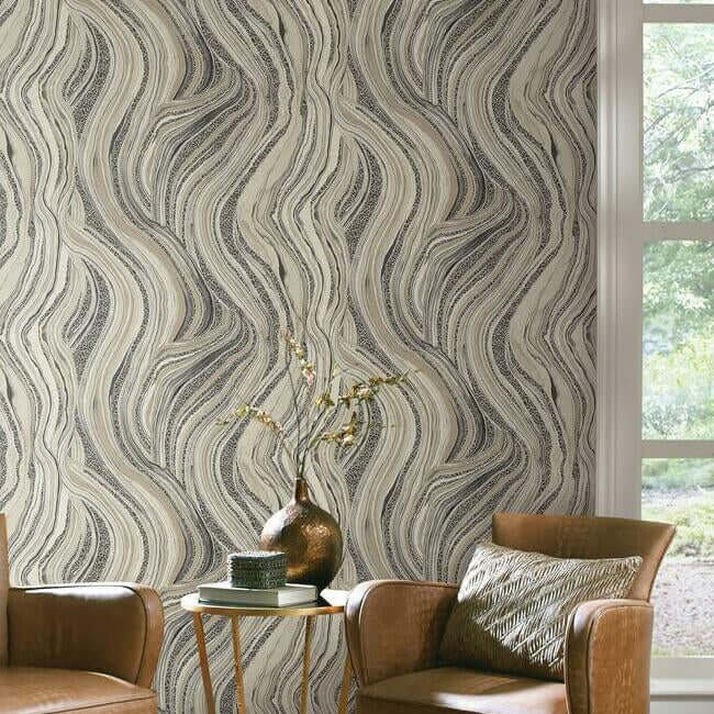 streaming-cheetah-linen-wallpaper-york-wallcoverings-ho2171 - York Wallpaper Wallpaper