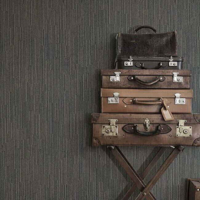 weekender-weave-wallpaper-blackglint-york-wallcoverings-5851 - York Wallcoverings Wallpaper