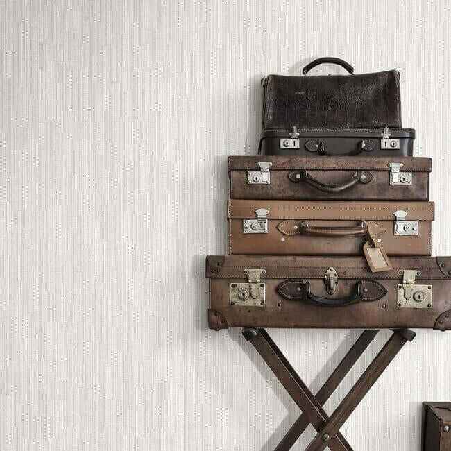Weekender Weave White Wallpaper - York Wallcoverings - 5852 - York Wallcoverings Wallpaper
