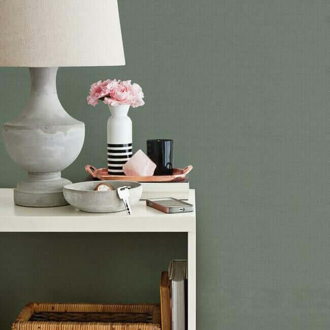 sisal-twill-color-grasscloth-aquamarine-wallpaper-york-wallcoverings-vx2269 - York Wallcoverings Wallpaper