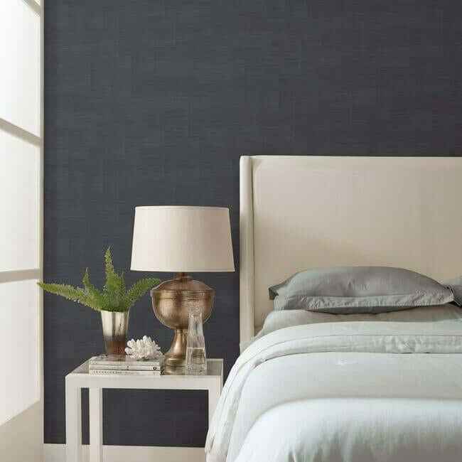 Convergence High Performance Wallpaper Midnight Blue - York Wallcoverings - RS1017N - York Wallcoverings Wallpaper