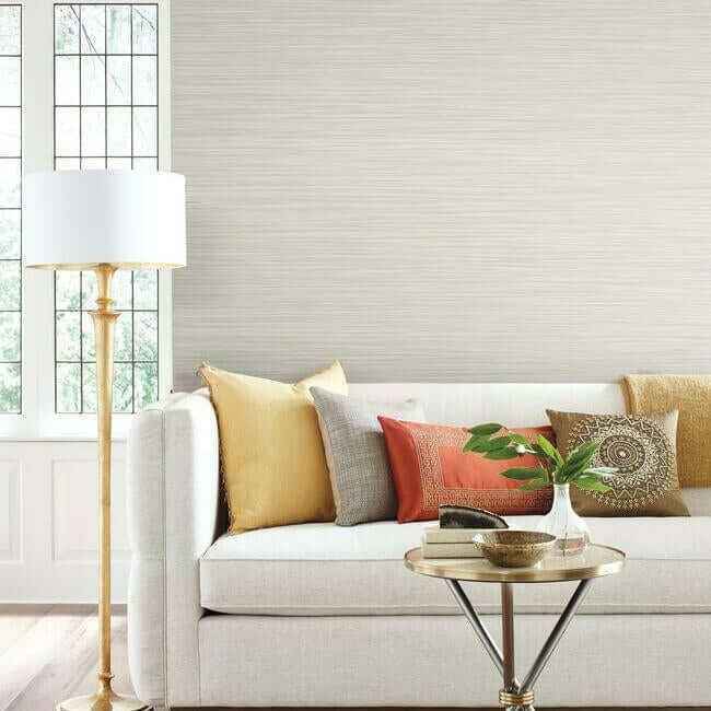 New Horizons High Performance Wallpaper Bone - York Wallcoverings - RS1034N - York Wallcoverings Wallpaper