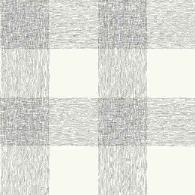 Common Thread Black & White Wallpaper - York Wallcoverings - ME1520