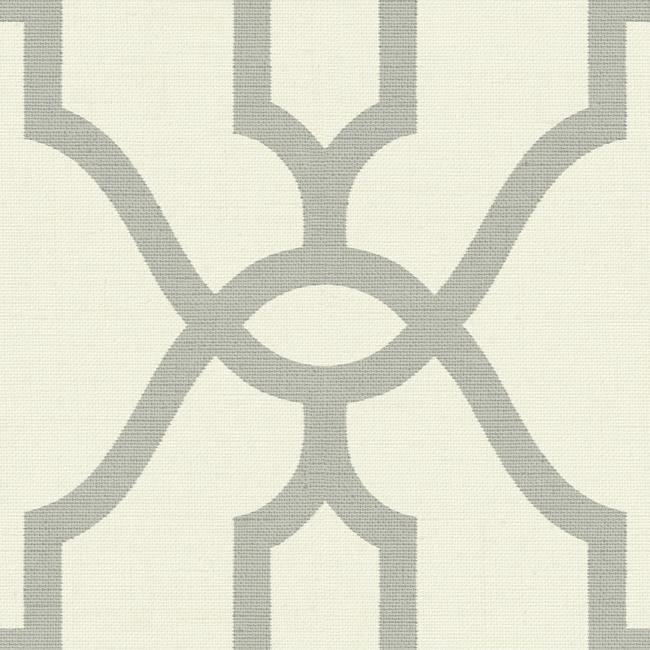 woven-trellis-wallpaper-quarry-grey-on-cream-york-wallcoverings-me1555 - York Wallcoverings Wallpaper