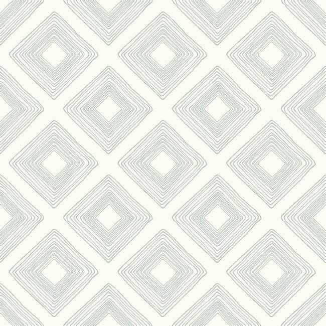 Diamond Sketch Eggshell Wallpaper - York Wallcoverings - ME1578 - York Wallcoverings Wallpaper