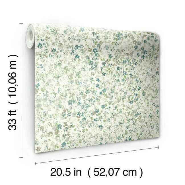 Meadow Green Wallpaper - York Wallcoverings - MK1121 - York Wallcoverings Wallpaper