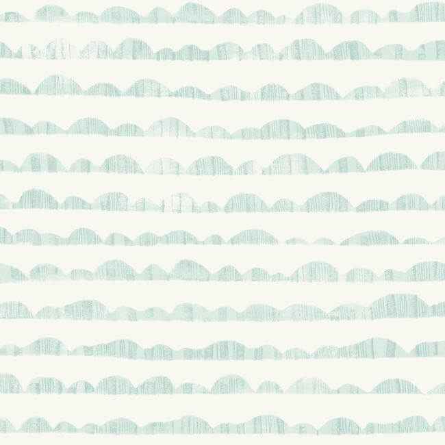 Hill & Horizon Blue Wallpaper - York Wallcoverings - MK1141