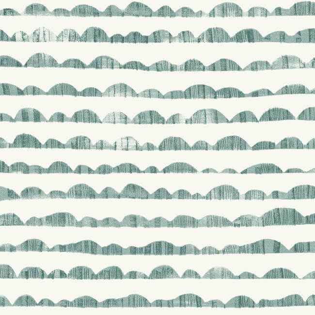 Hill & Horizon Blue Wallpaper - York Wallcoverings - MK1143 - York Wallcoverings Papel pintado