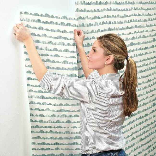 Hill & Horizon Blue Wallpaper - York Wallcoverings - MK1143 - York Wallcoverings Papel pintado