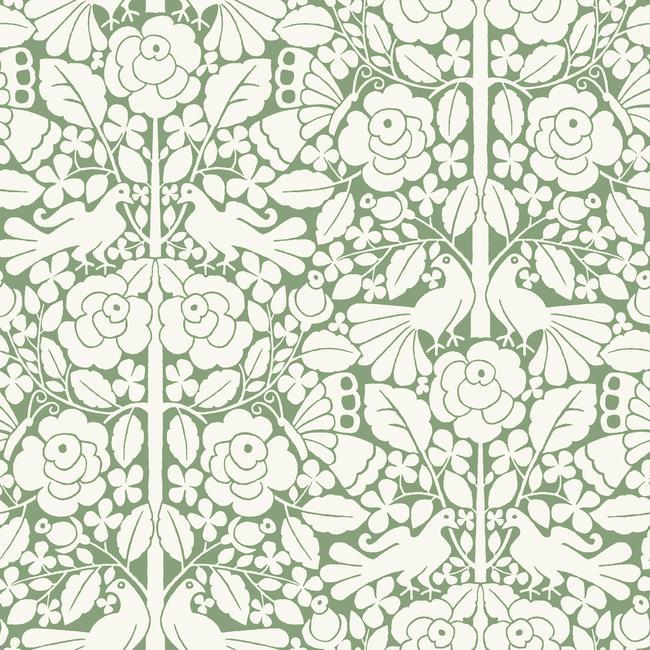 fairy-tales-wallpaper-magnolia-green-york-wallcoverings-mk1164