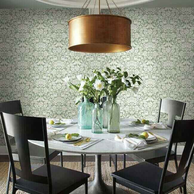 Fairy Tales Green Wallpaper - York Wallcoverings - MK1164 - York Wallcoverings Wallpaper