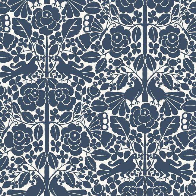 fairy-tales-wallpaper-navy-york-wallcoverings-mk1166