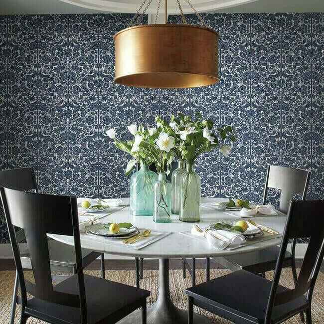 Fairy Tales Blue Wallpaper - York Wallcoverings - MK1166 - York Wallcoverings Wallpaper
