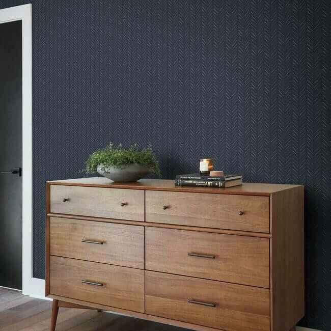Pick-Up Sticks Blue Wallpaper - York Wallcoverings - MK1173 - York Wallcoverings Wallpaper