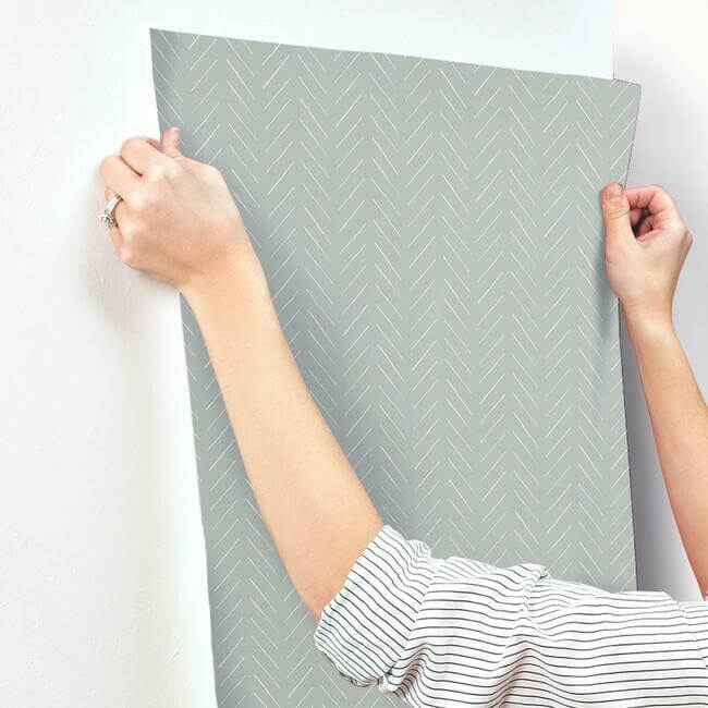 Pick-Up Sticks White Wallpaper - York Wallcoverings - MK1172 - York Wallcoverings Wallpaper