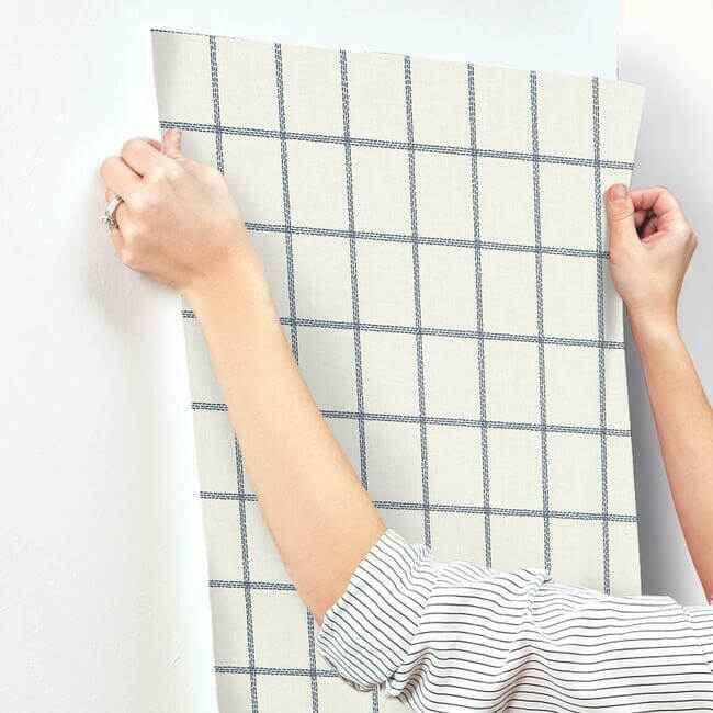Sunday Best Blue Wallpaper - York Wallcoverings - MK1177 - York Wallcoverings Wallpaper