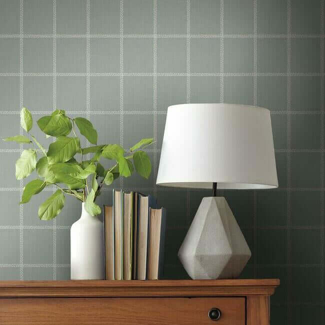 sunday-best-grey-wallpaper-york-wallcoverings-mk1178 - York Wallpaper Wallpaper
