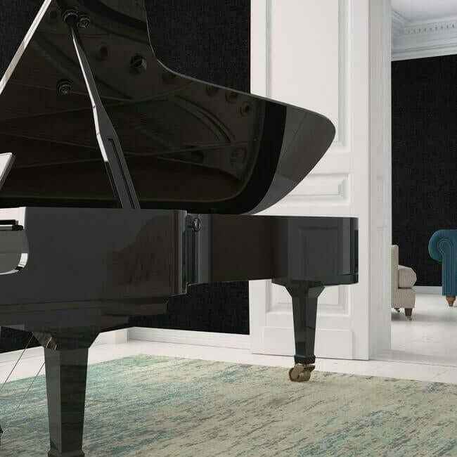 Colony Acoustical Wallcoverings Black - York Wallcoverings - HA3306R - York Wallcoverings Wallpaper