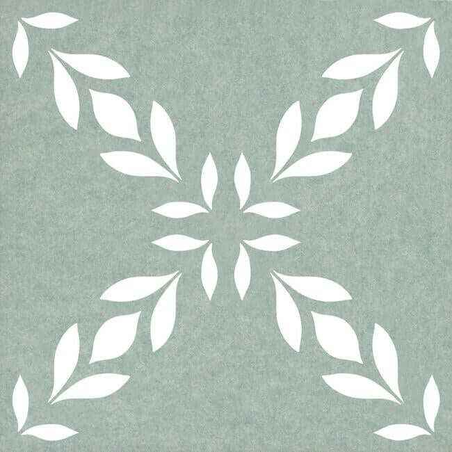 Botanical Trellis Acoustical Peel Stick Tiles Cloud - York Wallcoverings - QWS1021