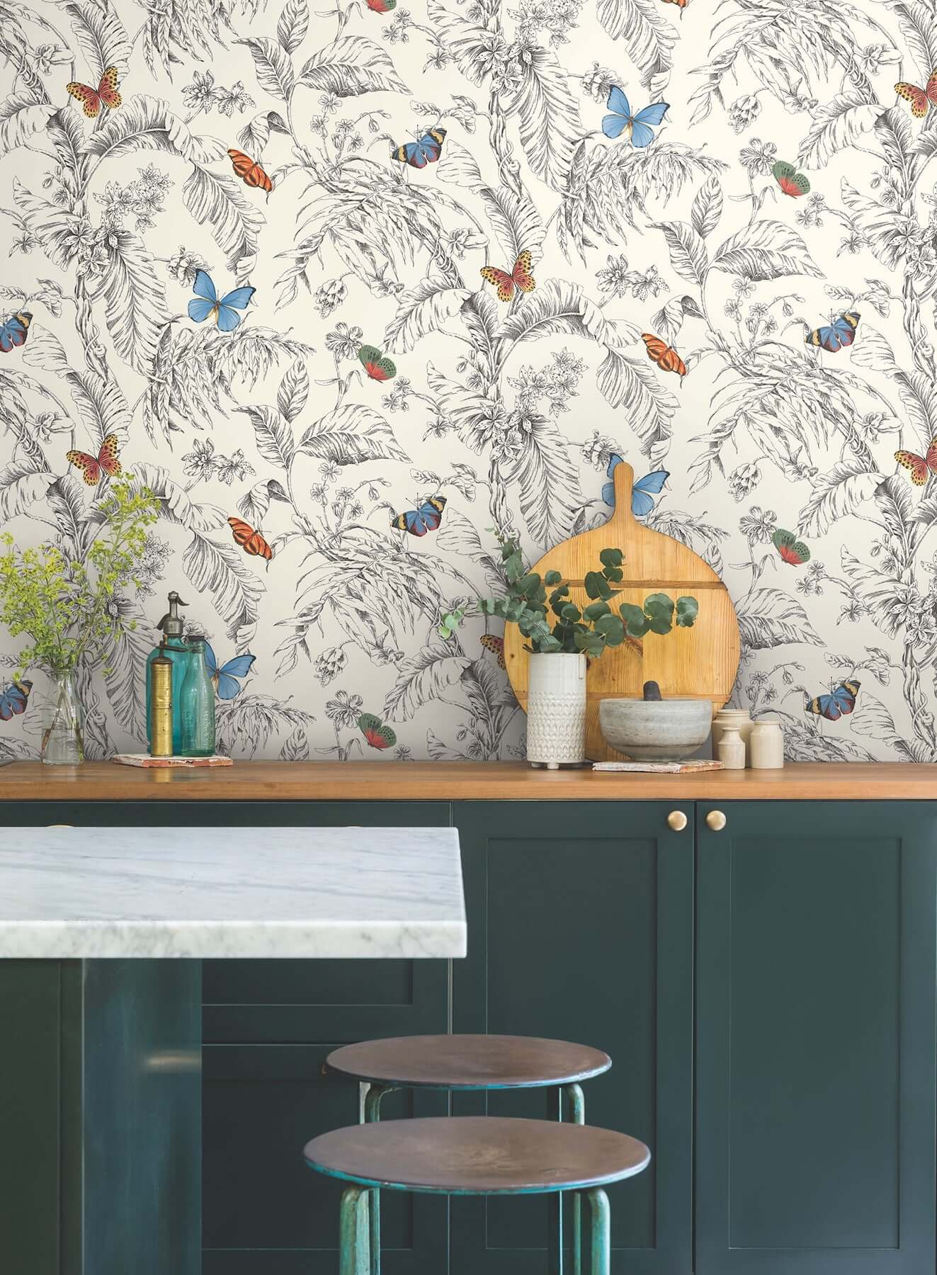 papillon-primary-wallpaper-york-wallcoverings-af2025 - York Wallpaper Wallpaper