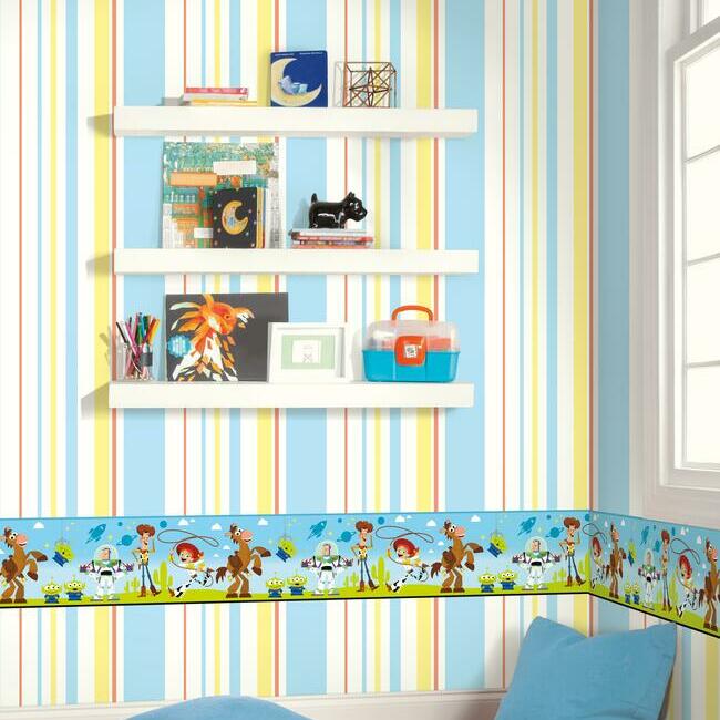 Disney & Pixar Toy Story 4 Green Border - York Wallcoverings - DI1018BD - York Wallcoverings Wallpaper