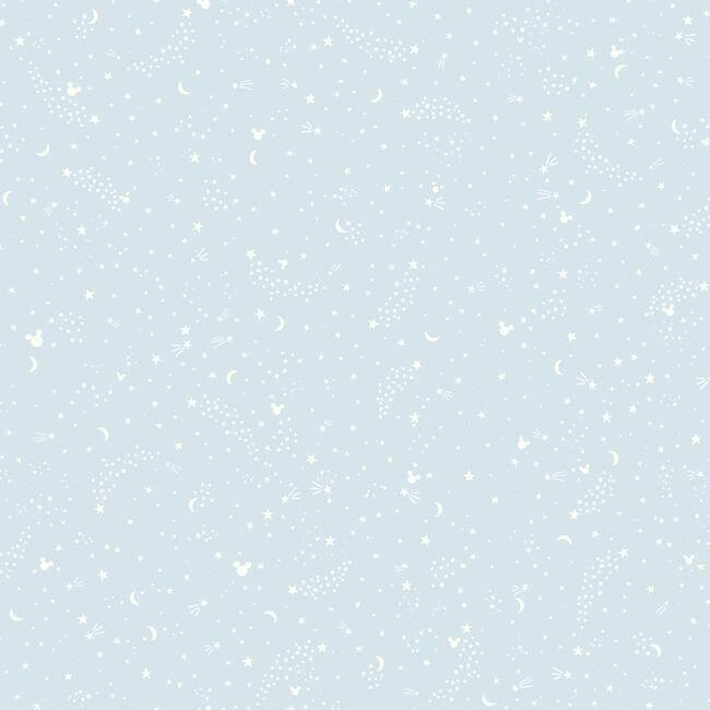 disney-mickey-mouse-star-blue-wallpaper-york-wallcoverings-di0985 - York Wallpaper Wallpaper