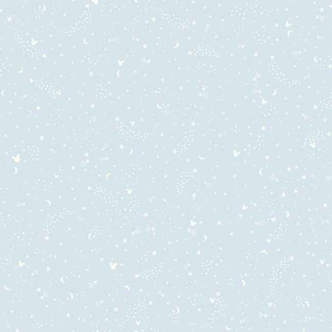 Disney Mickey Mouse Star Blue Wallpaper - York Wallcoverings - DI0985