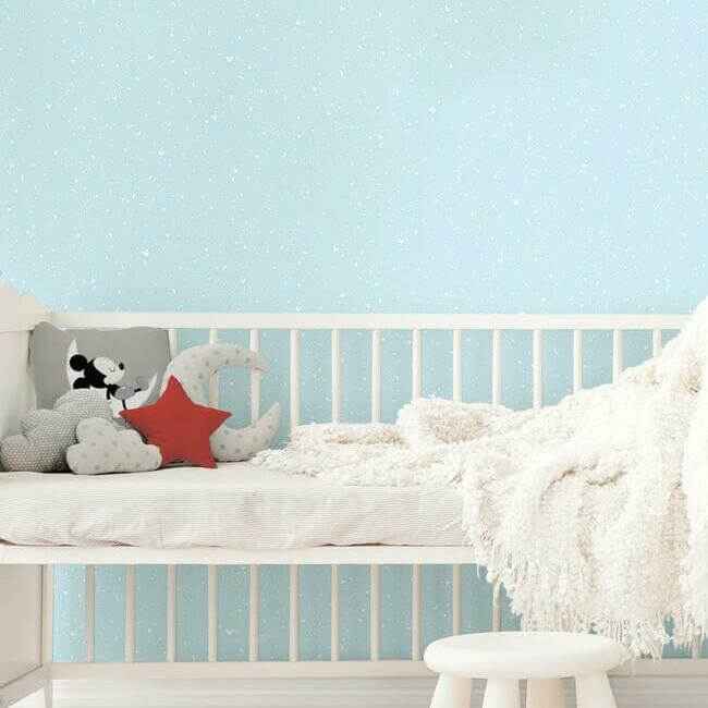 Disney Mickey Mouse Star Teal Wallpaper - York Wallcoverings - DI0986 - York Wallcoverings Wallpaper