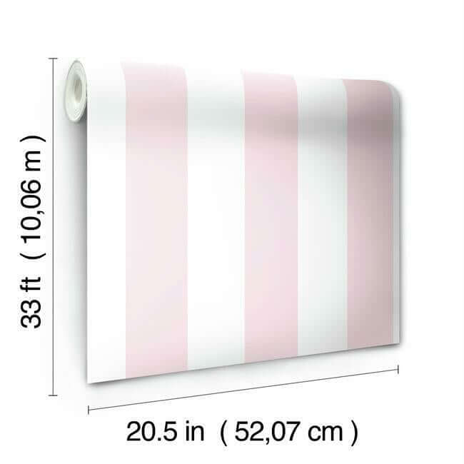 disney-princess-silk-stripe-pink-wallpaper-york-wallcoverings-di0901 - York Wallpaper Wallpaper
