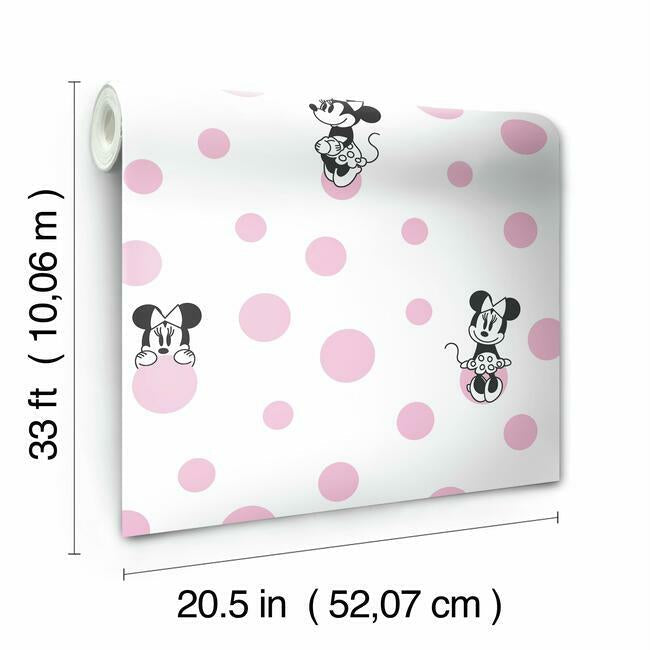 minnie-dots-wallpaper-pink-york-wallcoverings-di1027