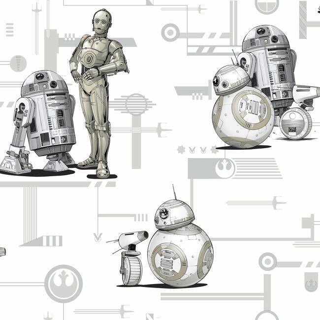 star-wars-the-rise-of-skywalker-droids-wallpaper-neutral-york-wallcoverings-droids-wallpaper-neutral-double-roll