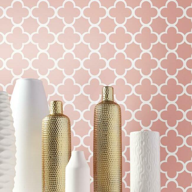framework-wallpaper-bella-pink-york-wallcoverings-gm7515 - York Wallcoverings Wallpaper
