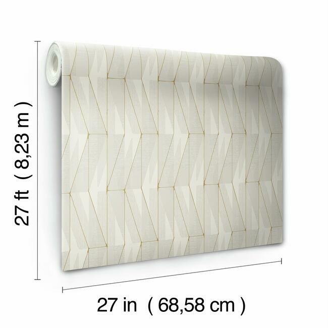 on-an-angle-wallpaper-soft-greysgold-york-wallcoverings-gm7558 - York Wallcoverings Wallpaper
