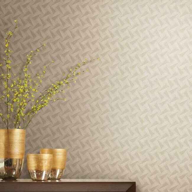 Petite Pivots Sand Wallpaper - York Wallcoverings - GM7572 - York Wallcoverings Wallpaper