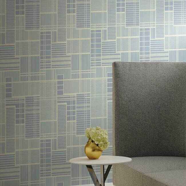 Remodel Blue Wallpaper - York Wallcoverings - GM7531 - York Wallcoverings Wallpaper