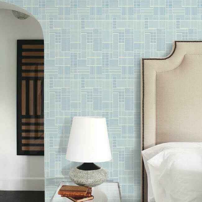 Remodel Blue Wallpaper - York Wallcoverings - GM7531 - York Wallcoverings Wallpaper