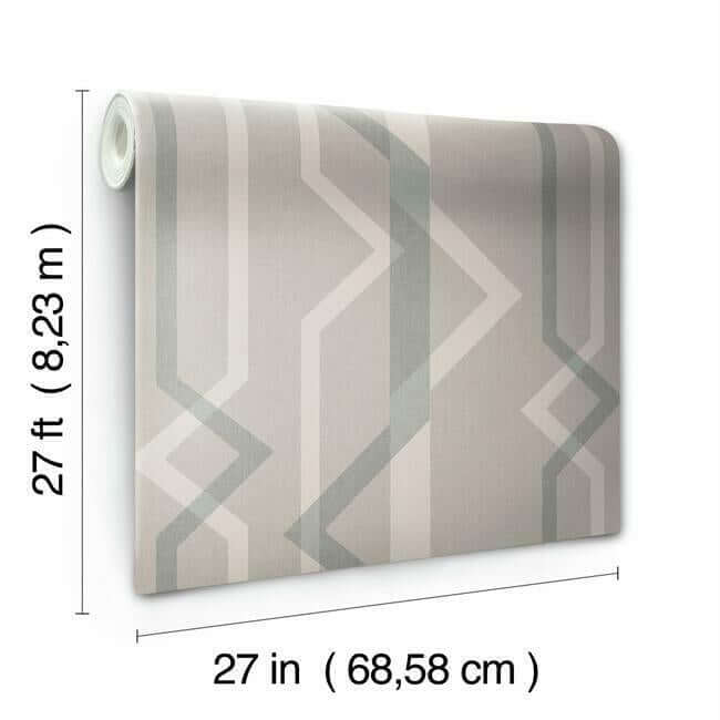 shape-shifter-wallpaper-dark-beige-york-wallcoverings-gm7602 - York Wallcoverings Wallpaper